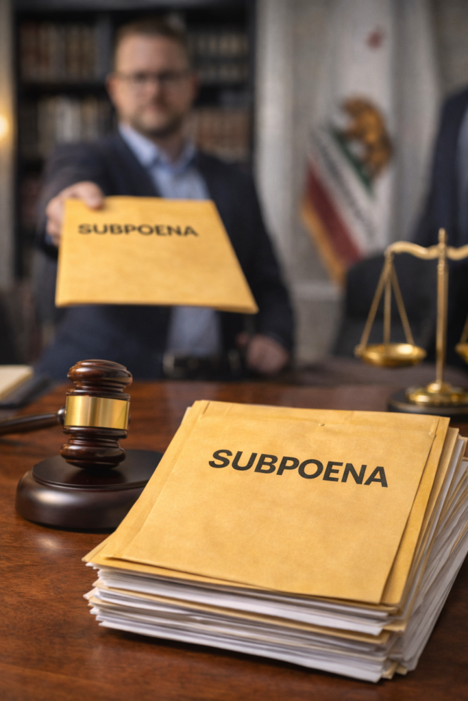 subpoena service San Diego