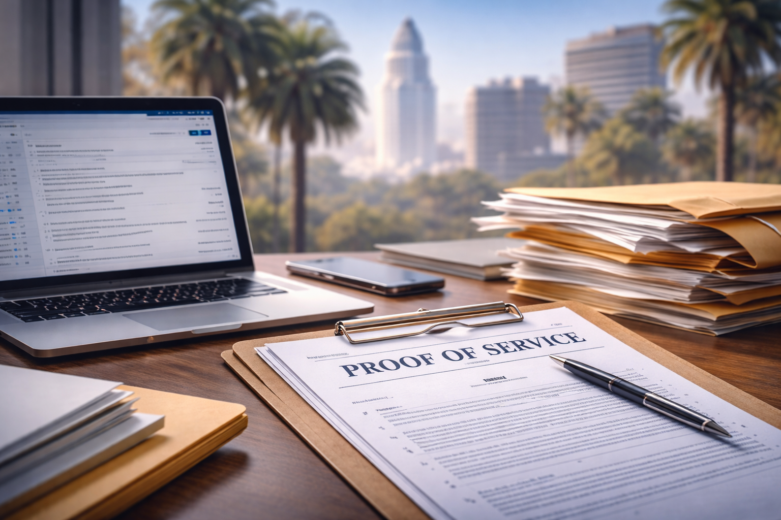 electronic service California