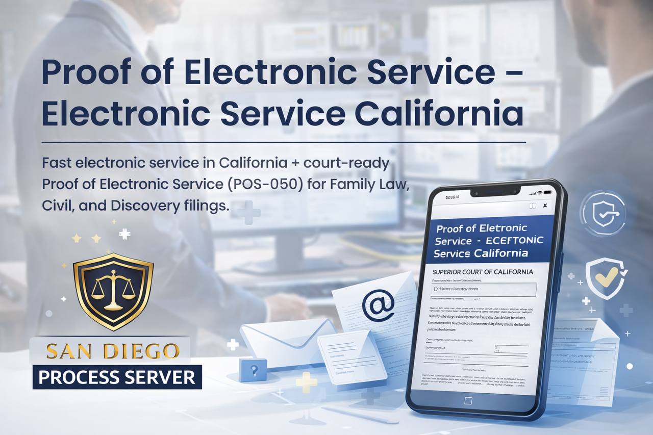 Proof of Electronic Service POS-050